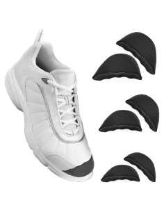 Rellenos para Zapatos UamGlsob 3 Pares Ajustables Negros