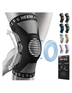 Faja de Rodilla NEENCA XXX-Grande Negra con Almohadilla