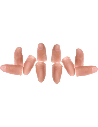 Dophee Truco de Magia Dedo Falso 10 Piezas 5.5 cm