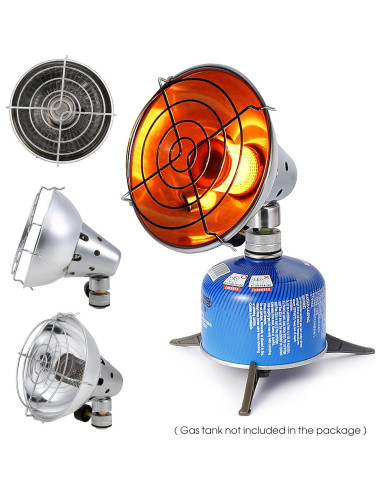 Calentador de Gas Portátil Lixada 300g para Camping - Azul