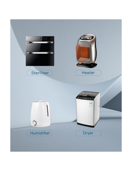 Calentador de aire cerámico portátil Irosiy 12V 50W compacto Calentador de aire cerámico portátil Irosiy 12V 50W compacto