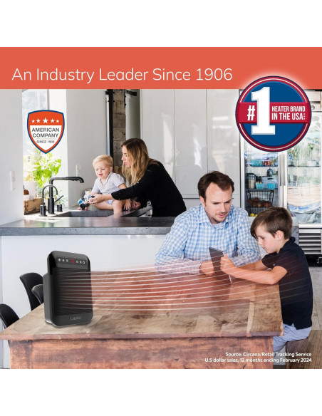 Calentador Cerámico Personal Lasko MyHeat Max 1500W Negro