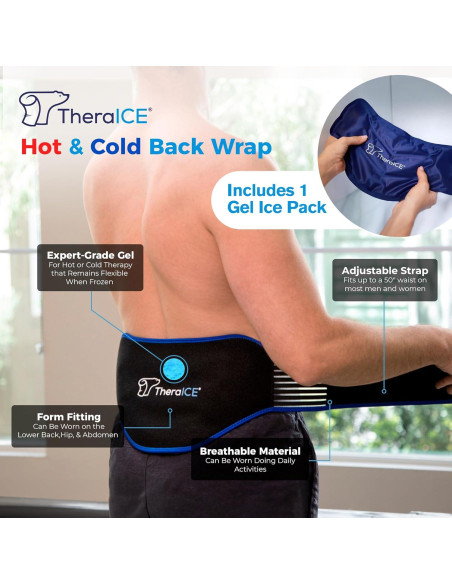 Faja Térmica y Fría TheraICE para Dolor de Espalda Baja Faja Térmica y Fría TheraICE para Dolor de Espalda Baja