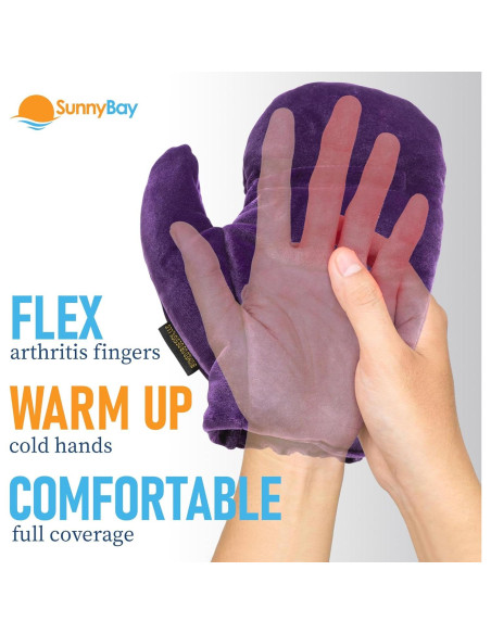Guantes Térmicos Reutilizables SunnyBay para Artritis - Púrpura
