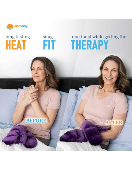 Guantes Térmicos Reutilizables SunnyBay para Artritis - Púrpura