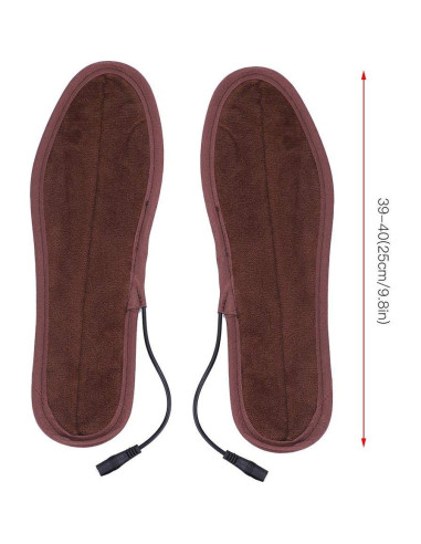 Plantillas Calentadas Eléctricas para Zapatos 39-40