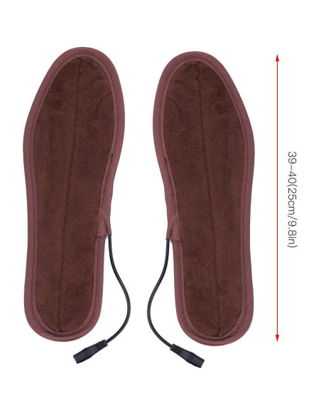 Plantillas Calentadas Eléctricas para Zapatos 39-40 Plantillas Calentadas Eléctricas para Zapatos 39-40
