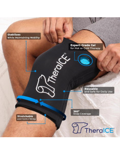 Funda de compresión fría TheraICE para rodilla y codo M 2