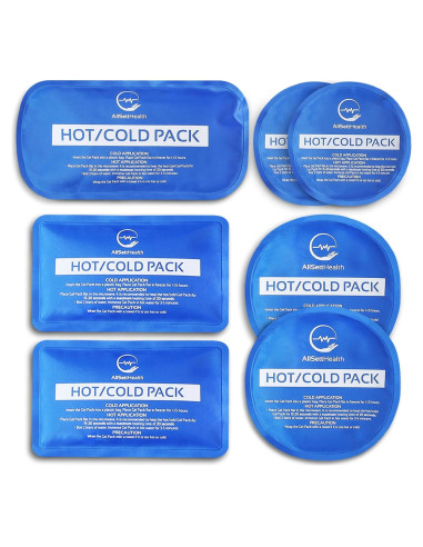 Paquete de Hielo Reutilizable AllSett Health - 7 Piezas Multiuso