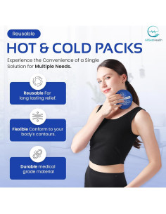 Paquete de Hielo Reutilizable AllSett Health - 7 Piezas Multiuso 2