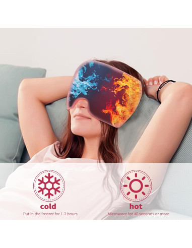 Gorro Alivio de Migraña FDBTL Gel Refrigerante Negro