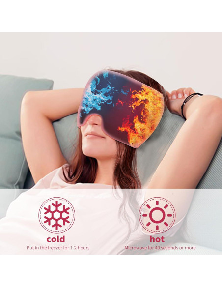 Gorro Alivio de Migraña FDBTL Gel Refrigerante Negro