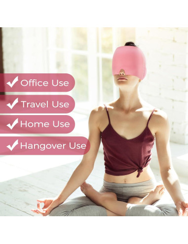 Gorro Alivio de Migraña FDBTL Gel Refrigerante Negro