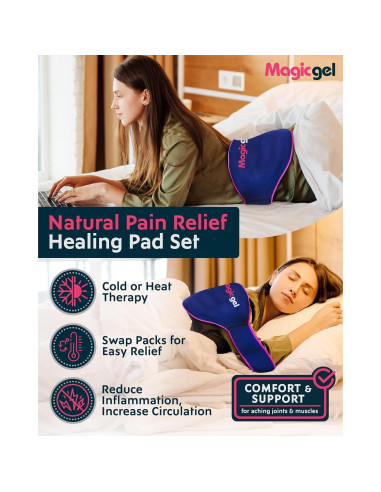 Paquete de Hielo Gel Mágico para Espalda - 2 Unidades Reutilizables