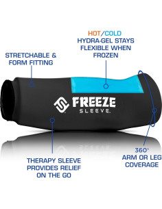 Manga Terapia Fría y Caliente FreezeSleeve Camo Azul X Grande 2