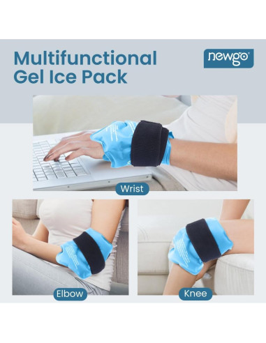 Funda de Hielo para Tobillo NEWGO Gel Frío Caliente 44 cm