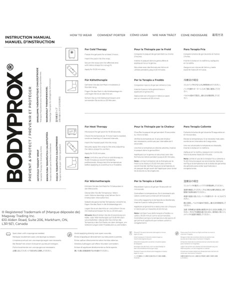 Compresa Terapéutica Caliente y Fría BODYPROX 11.2x19.1cm