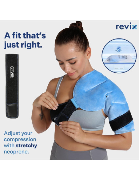 Paquete de Hielo para Hombro REVIX REX164 Gel Reutilizable
