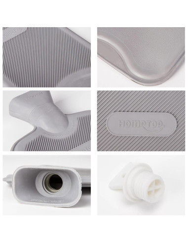 Botella de Agua Caliente HomeTop 2L con Funda Oso Peluche