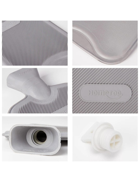 Botella de Agua Caliente HomeTop 2L con Funda Oso Peluche