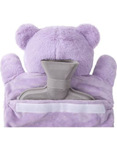 Botella de Agua Caliente HomeTop 2L con Funda Oso Peluche