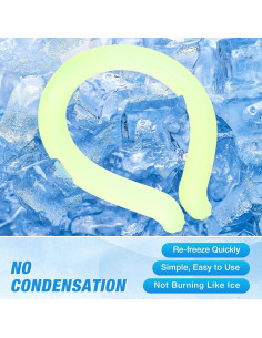 Envoltura Refrigerante para Cuello WILLOW WEAVE Verde 17,15 cm 2