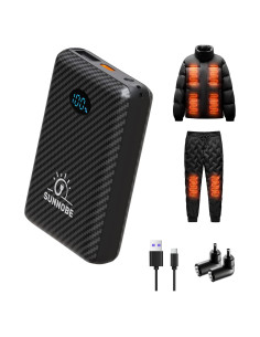 Banco de Poder 10000mAh para Chaleco Térmico R-TAX