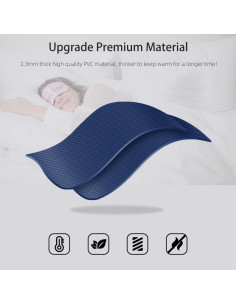 Botella de Agua Caliente 2L OliviaLiving Azul Profundo 2