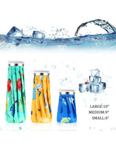 Bolsa de Hielo Reutilizable Shihanee 3 Pcs 15-23 cm Multicolor 2