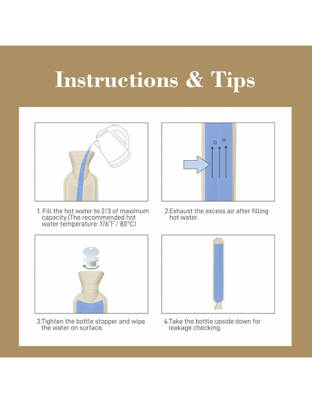 Botella de Agua Caliente BIPGF 2.25L con Funda Suave