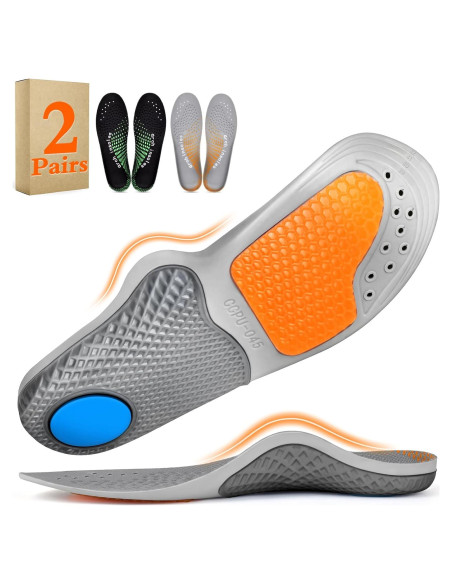 Plantillas Ortopédicas PAGWS para Botas de Trabajo 2 Pares L