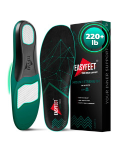 Plantillas ortopédicas EASYFEET para arco alto 220 lbs L