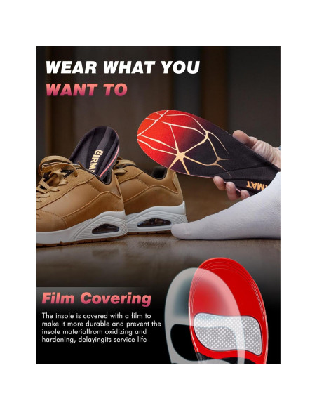 Plantillas Ortopédicas EIRMAT para Fascitis Plantar - Soporte Alto Plantillas Ortopédicas EIRMAT para Fascitis Plantar - Soporte Alto