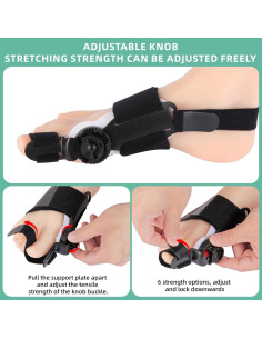 Corrector de Juanetes Ajustable FMGJKQL para Hombres y Mujeres 2