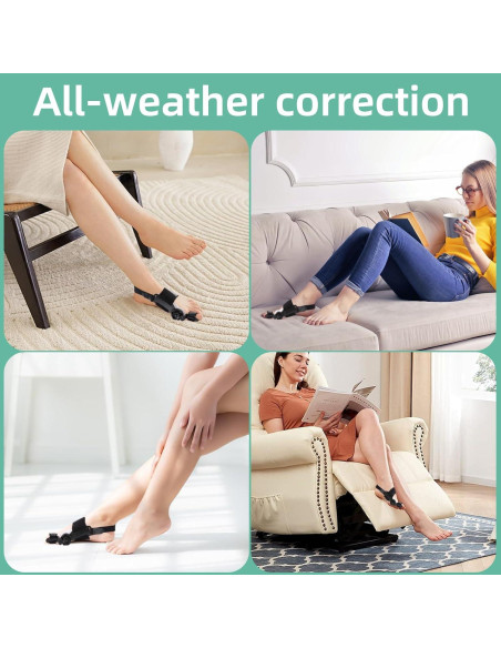Corrector de Juanetes Ajustable FMGJKQL para Hombres y Mujeres