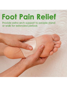 Plantillas de Soporte Arqueado Beautulip Gel Alto Transparente 2