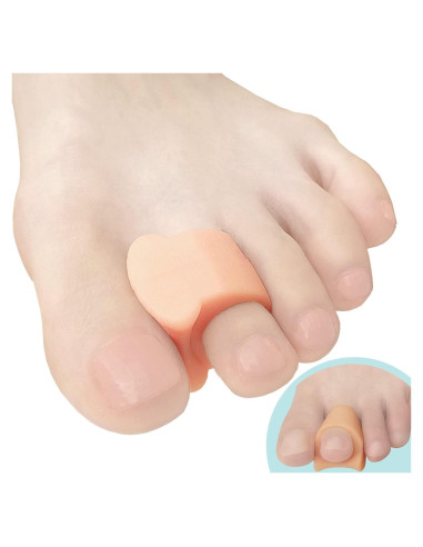 Separadores de Dedos Chiroplax Gel Alivio Juanetes 6 Pzas