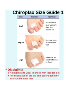 Separadores de Dedos Chiroplax Gel Alivio Juanetes 6 Pzas 2