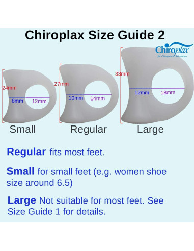 Separadores de Dedos Chiroplax Gel Alivio Juanetes 6 Pzas