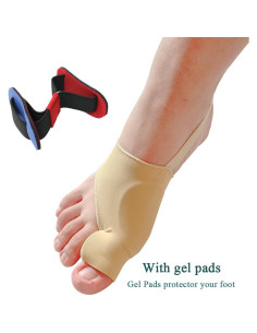 Corrector de Juanetes Qxotvzy Beige para Alivio del Dolor 2