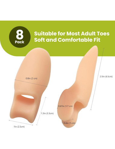 Almohadillas Correctoras para Juanetes Bukihome - 8 Piezas