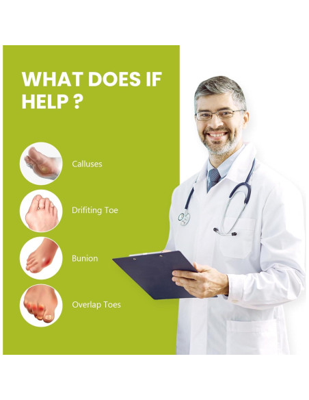 Almohadillas Correctoras para Juanetes Bukihome - 8 Piezas