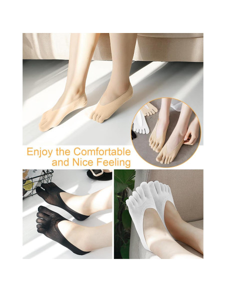 6 Pares de Calcetines para Alivio de Juanetes Samaya Home