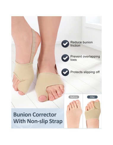 Corrector de Juanetes BLATOWN 2 Pcs Gel Transpirable S