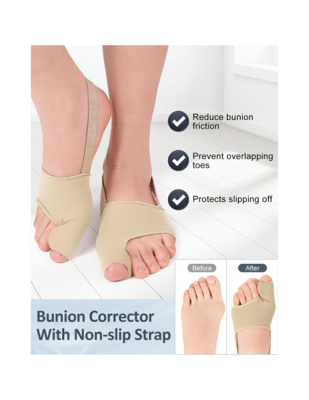 Corrector de Juanetes BLATOWN 2 Pcs Gel Transpirable S