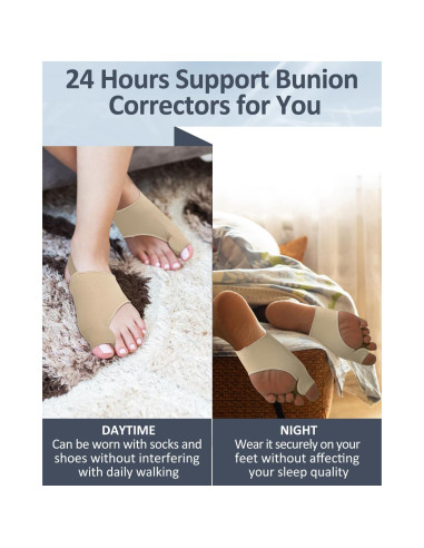 Corrector de Juanetes BLATOWN 2 Pcs Gel Transpirable S