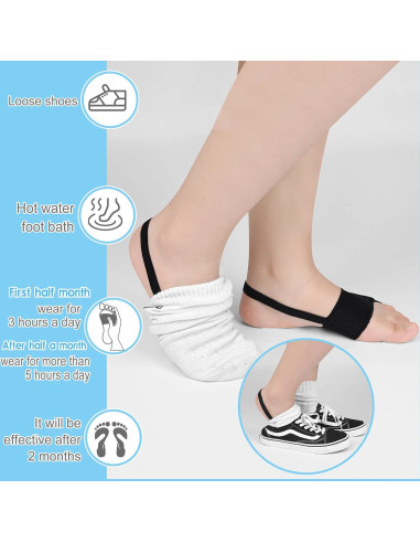 Corrector de Bunionete DYKOOK XL Negro con Almohadillas de Gel