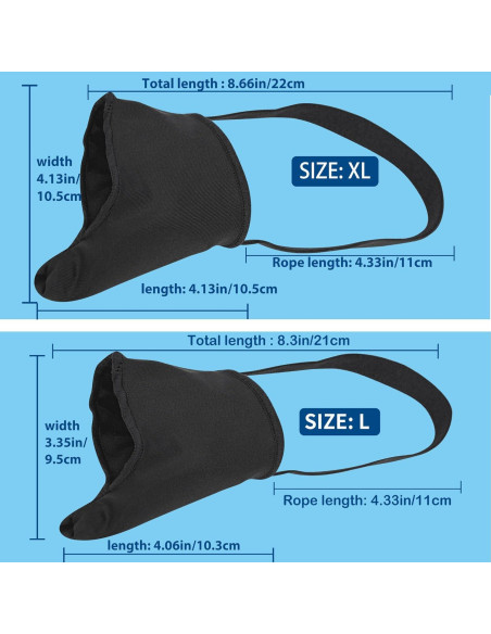 Corrector de Bunionete DYKOOK XL Negro con Almohadillas de Gel