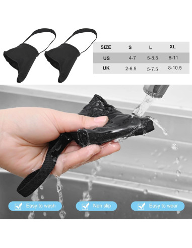 Corrector de Bunionete DYKOOK XL Negro con Almohadillas de Gel