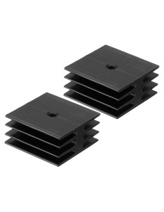 Radiador Diodo Rectificador PATIKIL 2 Pcs 35x35x17mm